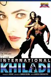 International Khiladi 1999 DVDRip 1.2GB Hindi Movie Download 720p poster | Bolly4u Official