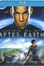After Earth 2013 BRRip 300Mb Hindi Dual Audio 480p poster | Bolly4u Official