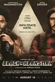 BlacKkKlansman 2018 WEB-DL 300MB English 480p ESub poster | Bolly4u Official