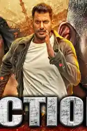Action 2020 HDRip 950Mb Hindi Dubbed 720p poster | Bolly4u Official