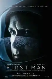 First Man 2018 HC HDRip 400MB English 480p poster | Bolly4u Official