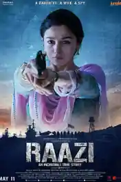 Raazi 2018 New Pre DVDRip 350MB Hindi 480p poster | Bolly4u Official