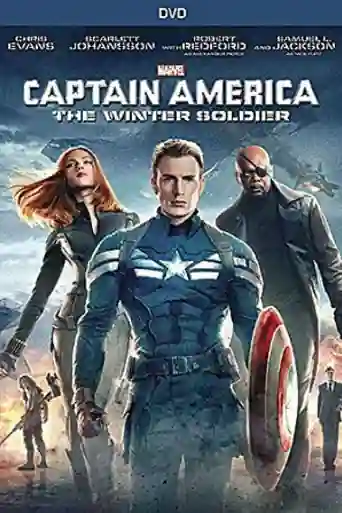 Captain America The Winter Soldier 2014 BRRip 400MB Hindi Dual Audio 480p poster | Bolly4u Official