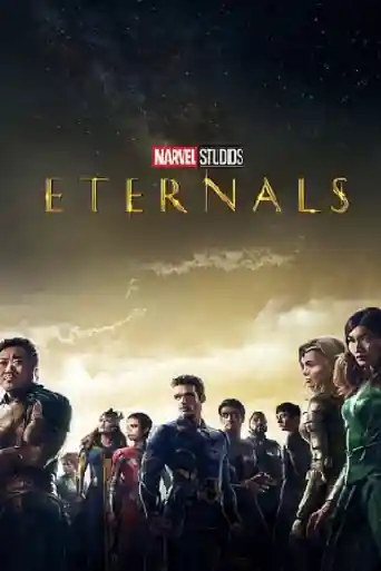 Eternals 2021 WEB-DL 500MB Hindi Dual Audio ORG 480p poster | Bolly4u Official