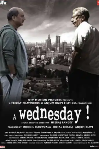 A Wednesday 2008 BluRay 700Mb Full Hindi Movie Download 720p poster | Bolly4u Official