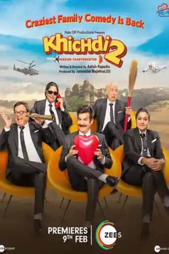 Khichdi 2 2023 WEB-DL Hindi Full Movie Download 1080p | 720p | 480p poster | Bolly4u Official