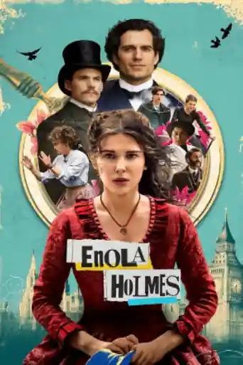 Enola Holmes 2020 WEB-DL 400Mb Hindi Dual Audio ORG 480p poster | Bolly4u Official