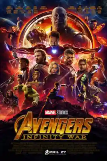 Avengers Infinity War 2018 HDCAM 400Mb Hindi Dual Audio 480p poster | Bolly4u Official