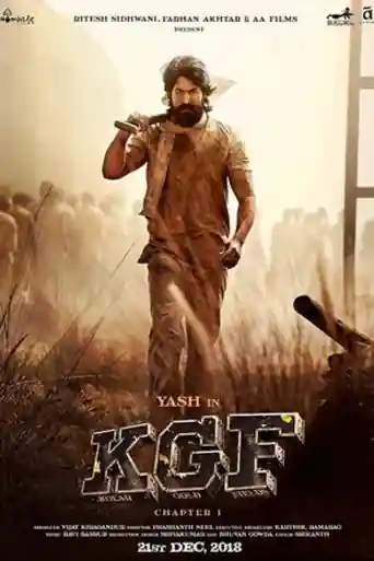 K.G.F Chapter 1 2018 HDRip 450MB Full Hindi Movie Download 480p poster | Bolly4u Official