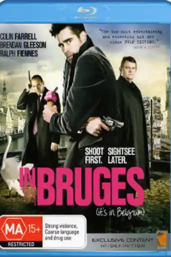 In Bruges 2008 BRRip 300Mb Hindi Dual Audio 480p poster | Bolly4u Official