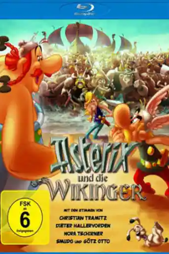 Asterix and the Vikings 2006 BRRip 250Mb Hindi Dual Audio 480p ESub poster | Bolly4u Official