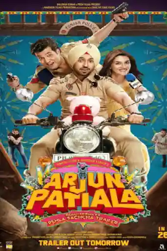 Arjun Patiala 2019 Pre DVDRip 300MB Full Hindi Movie Download 480p poster | Bolly4u Official