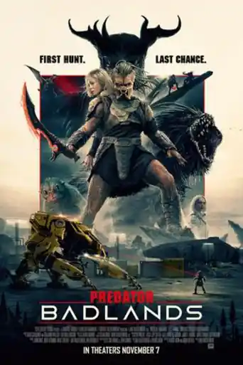 Predator Badlands 2025 WEB-DL Hindi Dual Audio ORG Full Movie Download 1080p | 720p | 480p poster | Bolly4u Official