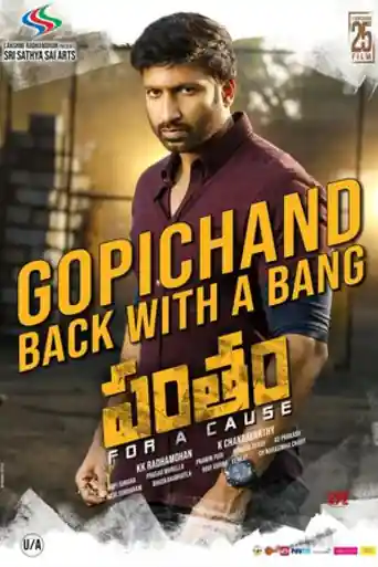 Pantham 2018 WEB-DL UNCUT Hindi Dual Audio ORG Full Movie Download 1080p | 720p | 480p poster | Bolly4u Official