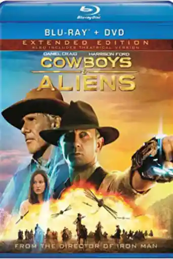 Cowboys And Aliens 2011 BluRay 1Gb Extended Hindi Dual Audio 720p poster | Bolly4u Official