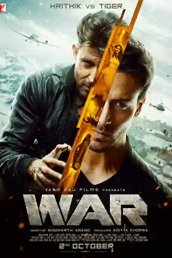 War 2019 BluRay 400MB Full Hindi Movie Download 480p poster | Bolly4u Official