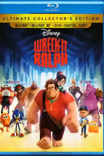 Wreck-It Ralph 2012 BRRip 300MB Hindi Dual Audio 480p ESub poster | Bolly4u Official