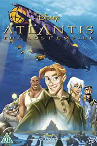 Atlantis The Lost Empire 2001 BRRip 300MB Hindi Dual Audio 480p poster | Bolly4u Official