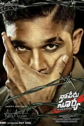 Naa Peru Surya Na Illu India 2018 HDRip UNCUT Hindi Dual Audio ORG 720p poster | Bolly4u Official