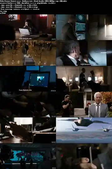 White House Down 2013 BRRip 450Mb Hindi Dual Audio ORG 480p ESub Download