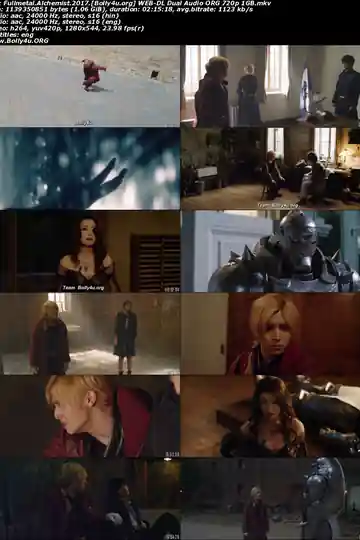 Fullmetal Alchemist 2017 WEB-DL Hindi Dual Audio ORG Full Movie Download 1080p  720p  480p