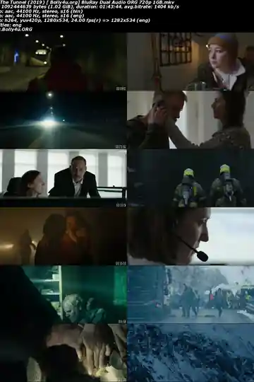 The Tunnel 2019 BluRay 1GB Hindi Dual Audio ORG 720p Download