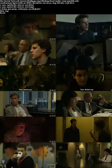 The Social Network 2010 BluRay Hindi Dual Audio ORG Full Movie Download 1080p  720p  480p