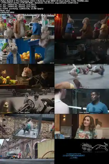 Peter Rabbit 2 The Runaway 2021 WEB-DL 750Mb Hindi Dual Audio 720p Download Peter Rabbit 2 The Runaway 2021 WEB-DL 750Mb Hindi Dual Audio 720p Download
