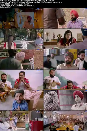 Do Dooni Panj 2019 HDTV 400Mb Punjabi Movie Download 480p