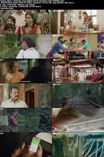 Taana 2021 HDRip 350Mb Hindi Dubbed 480p Download