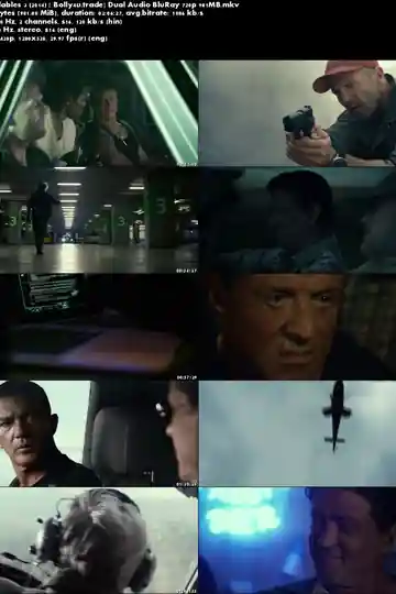 The Expendables 3 2014 BRRip 950MB Hindi Dual Audio 720p Download