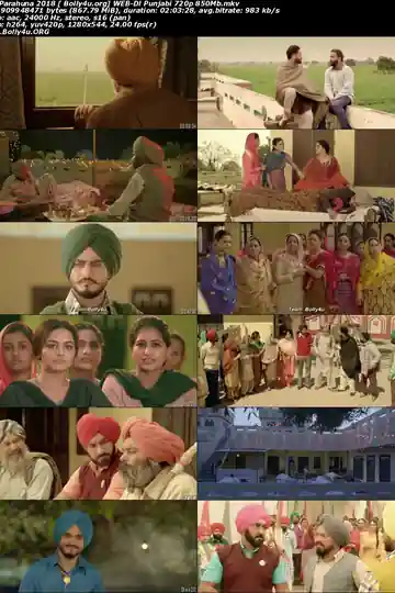 Parahuna 2018 WEB-DL 850Mb Punjabi Movie Download 720p