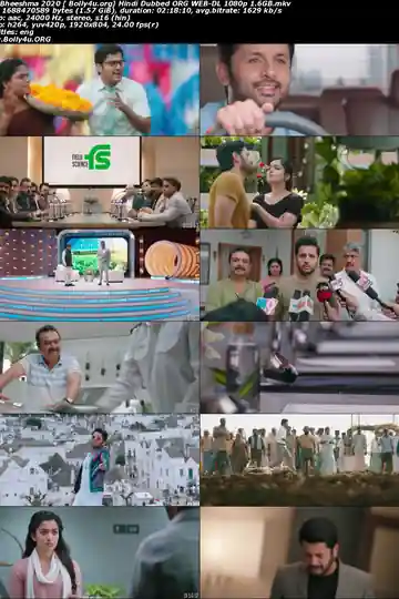 Bheeshma 2020 WEB-DL UNCUT Hindi Dubbed ORG 720p 480p Download