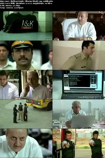 A Wednesday 2008 BluRay 300Mb Full Hindi Movie Download 480p