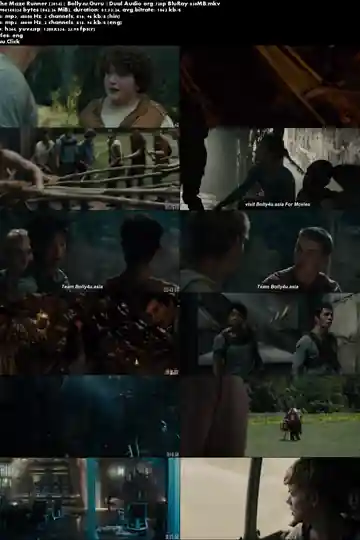 The Maze Runner 2014 BluRay 400Mb Hindi Dual Audio ORG 480p Download