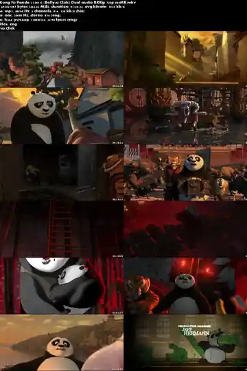 Kung Fu Panda 2 2011 BRRip 650Mb Hindi Dual Audio 720p Download