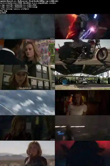 Captain Marvel 2019 BRRip 400Mb Hindi Dual Audio ORG 480p Download