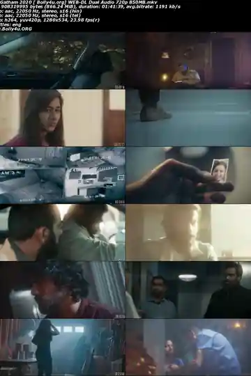 Gatham 2020 WEB-DL 300MB UNCUT Hindi Dual Audio 480p Download