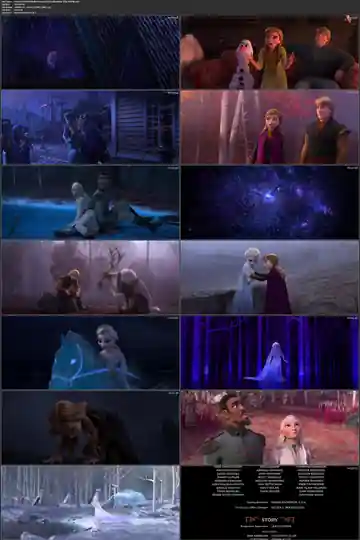 Frozen II 2019 BRRip 300Mb Hindi Dual Audio ORG 480p ESub Download