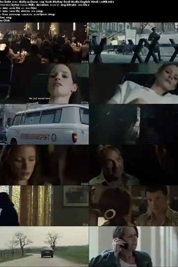 The Debt 2010 BRRip 300Mb Hindi Dual Audio 480p Download
