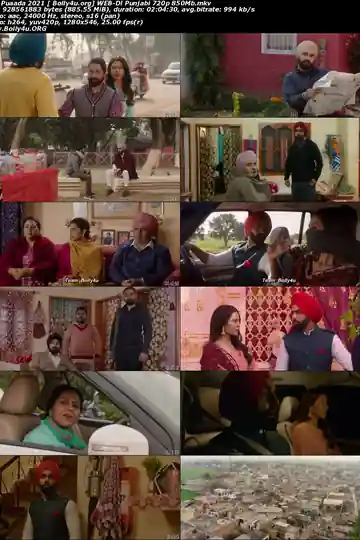 Puaada 2021 WEB-DL 300Mb Punjabi Movie Download 480p
