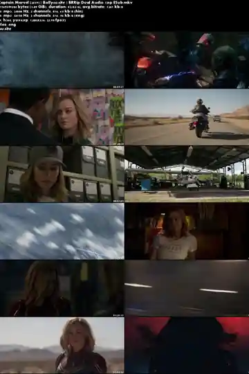 Captain Marvel 2019 BRRip 400MB Hindi Dual Audio 480p ESub Download