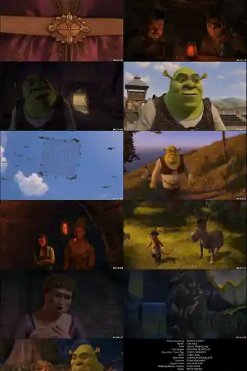 Shrek The Third 2007 BRRip 700MB Hindi Dual Audio 720p Download