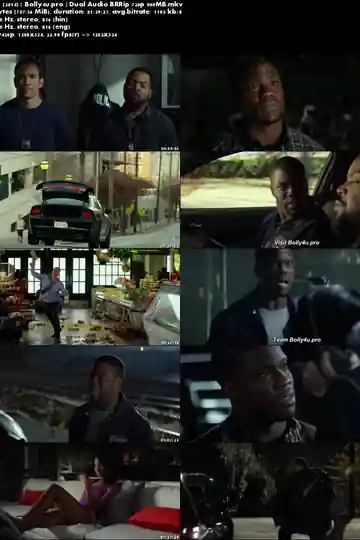 Ride Along 2014 BRRip 350MB Hindi Dual Audio ORG 480p Download