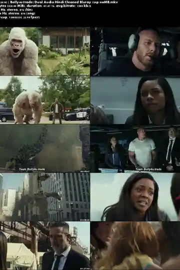  Rampage 2018 BluRay 350MB Hindi Dual Audio 480p Download