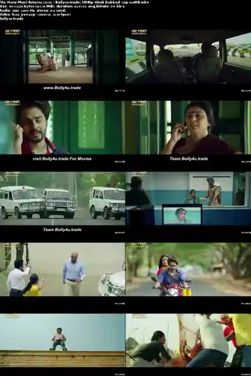 Hera Pheri Returns 2018 HDRip 350MB Hindi Dubbed 480p Download
