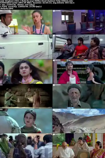 Lady Singham 2021 HDRip 350Mb Hindi Dubbed 480p Download