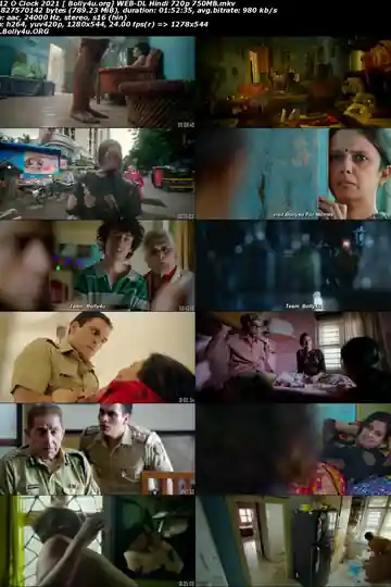 12 O Clock 2021 WEB-DL 350Mb Hindi Movie Download 480p