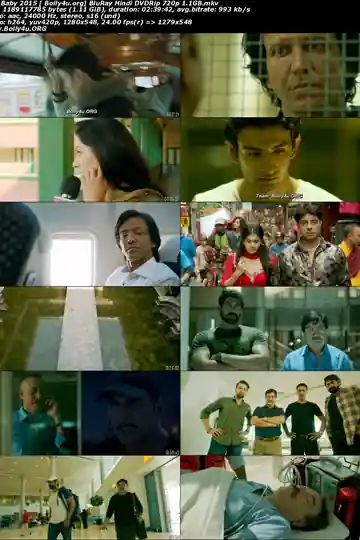 Baby 2015 BluRay 500Mb Full Hindi Movie Download 480p ESub