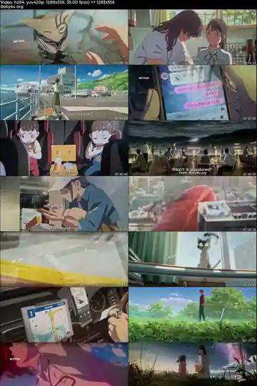 Suzume 2023 HDTS Hindi Cleaned Dubbed Full Movie Download 1080p  720p  480p
